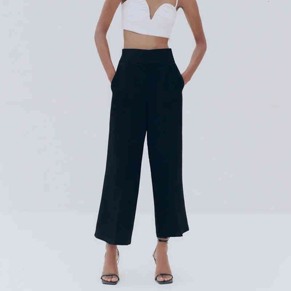 Women's Pants & Capris Nlzgmsj Za Women High Waist Loose Wide Legs Woman Chic Elastic Side Pockets Vintage Pleat Trousers 07 EO6A, Black;white
Women's Pants & Capris Nlzgmsj Za Women High Waist Loose Wide Legs Woman Chic Elastic Side Pockets Vintage Pleat Trousers 07 EO6A, Black;white