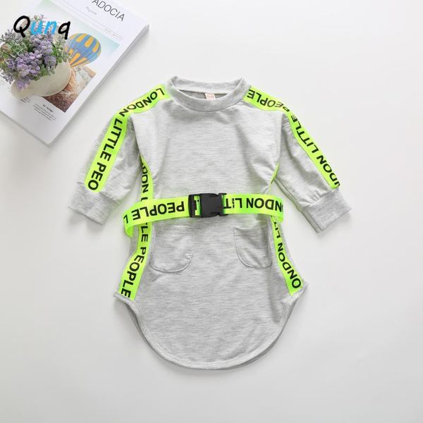 girl's dresses qunq toddler girls sweatshirt dress with sashes 2021 spring long sleeve kids for girl gray color children outfits, Red;yellow
girl's dresses qunq toddler girls sweatshirt dress with sashes 2021 spring long sleeve kids for girl gray color children outfits, Red;yellow