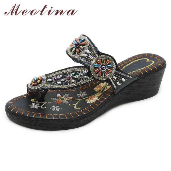 summer flip flops shoes women flower wedges heels slippers bohemia open toe slides ladies sandals size 35-42 210517, Black
summer flip flops shoes women flower wedges heels slippers bohemia open toe slides ladies sandals size 35-42 210517, Black