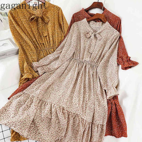 gaganight floral women maxi dress casual long sleeve bow collar ruffle holiday dresses chic korean loose dresses female vestidos 210519, Black;gray
gaganight floral women maxi dress casual long sleeve bow collar ruffle holiday dresses chic korean loose dresses female vestidos 210519, Black;gray