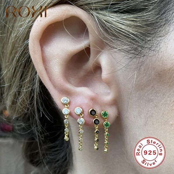 stud roxi long crystal round tassel earrings for women 925 sterling silver white black green piercings jewelry brincos, Golden;silver
stud roxi long crystal round tassel earrings for women 925 sterling silver white black green piercings jewelry brincos, Golden;silver