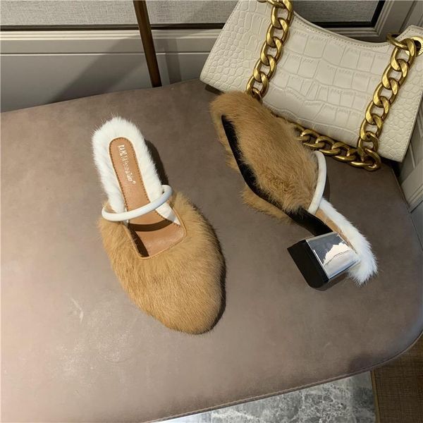 slippers shoes women flock med casual cover toe pantofle slides square heel fur flip flops soft luxury 2021 block plush rome wi, Black
slippers shoes women flock med casual cover toe pantofle slides square heel fur flip flops soft luxury 2021 block plush rome wi, Black