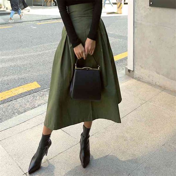bgteever ol style high waist bowknot green a-line ladies office flare long skirts womens faldas streetwear spring, Black;gray
bgteever ol style high waist bowknot green a-line ladies office flare long skirts womens faldas streetwear spring, Black;gray