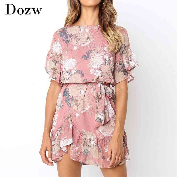 bohemian floral print women dresses vintage o neck sashes elegant mini summer ruffle short sleeve beach 210515, Black;gray
bohemian floral print women dresses vintage o neck sashes elegant mini summer ruffle short sleeve beach 210515, Black;gray