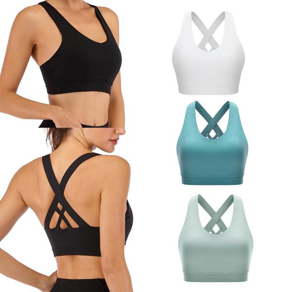 breathable women sports underwear ladies simple style solid color back crossover lace up seamless bra fitness yoga camisole camisoles & tank, Black;white
breathable women sports underwear ladies simple style solid color back crossover lace up seamless bra fitness yoga camisole camisoles & tank, Black;white