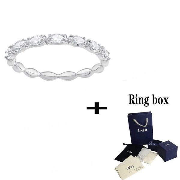 cluster rings swa 2021 transparent crystal ring delicate simple women's jewelry for girlfriends fashion romantic birthday gift, Golden;silver
cluster rings swa 2021 transparent crystal ring delicate simple women's jewelry for girlfriends fashion romantic birthday gift, Golden;silver