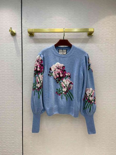 women's sweaters early autumn womens clothing sweet girl floral embroidery lantern sleeve pullover round neck loose wool sweater ufer, White;black
women's sweaters early autumn womens clothing sweet girl floral embroidery lantern sleeve pullover round neck loose wool sweater ufer, White;black