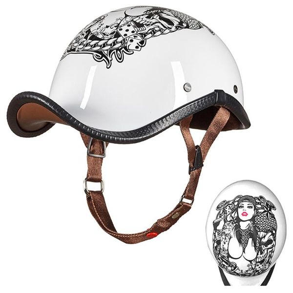 motorcycle helmets white helmet retro vintage motorbike cafe racer scooter half helmats for men biker riding moto crash
motorcycle helmets white helmet retro vintage motorbike cafe racer scooter half helmats for men biker riding moto crash