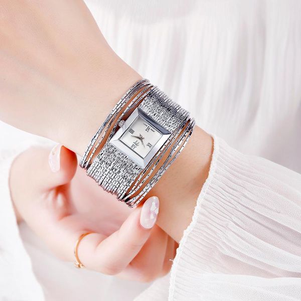 wristwatches authentic fashion watch women waterproof alloy square quartz a091, Slivery;brown
wristwatches authentic fashion watch women waterproof alloy square quartz a091, Slivery;brown