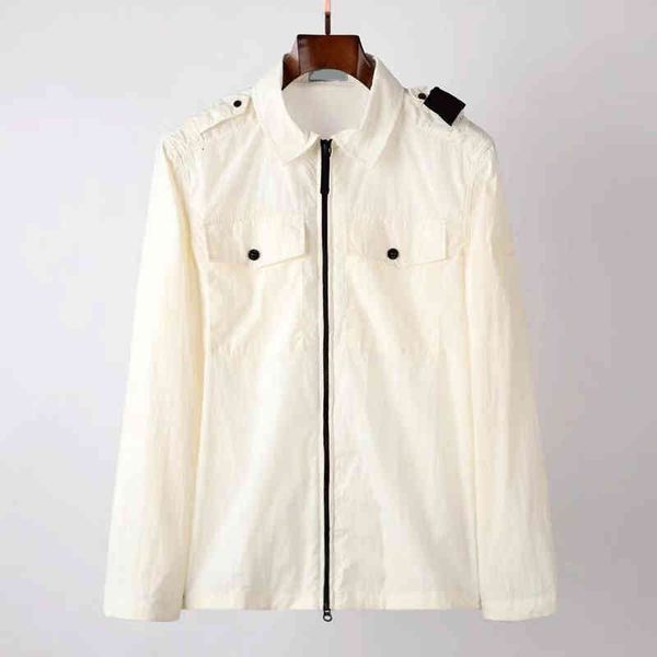 summer superior quality zipper men's jackets simple solid color couple shirt lapel sports coat epaulet embroidery european and american, Black;brown
summer superior quality zipper men's jackets simple solid color couple shirt lapel sports coat epaulet embroidery european and american, Black;brown