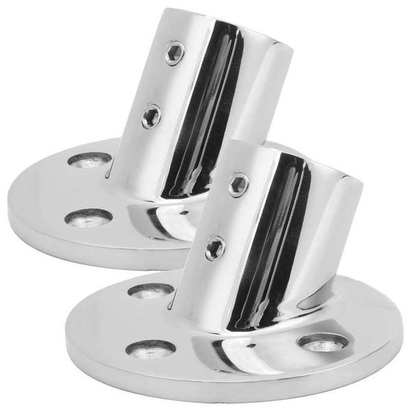 round stanchion base tube hand rail fitting 316 stainless steel silver railing 60 degree mjs013 rafts/inflatable boats
round stanchion base tube hand rail fitting 316 stainless steel silver railing 60 degree mjs013 rafts/inflatable boats