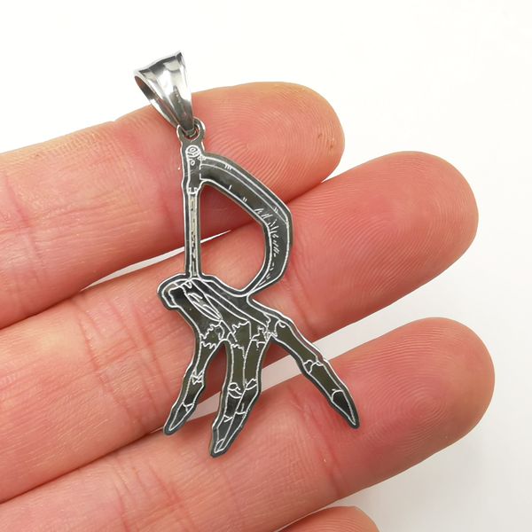icp men's necklace 1.5 in skeleton hand and scythe dark power charm pendant stainless steel etching 3mm 30 inch, Silver
icp men's necklace 1.5 in skeleton hand and scythe dark power charm pendant stainless steel etching 3mm 30 inch, Silver