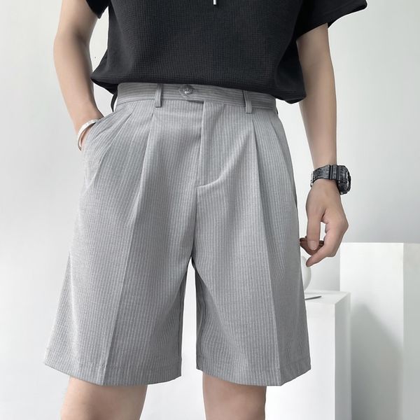 men's shorts summer suit slim fashion business society mens dress korean light gray black striped casual 0fur, White;black
men's shorts summer suit slim fashion business society mens dress korean light gray black striped casual 0fur, White;black