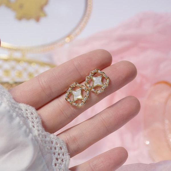 fashion brand jewelry elegant crystal star stud earrings for women simple style gift cute small pierced, Golden;silver
fashion brand jewelry elegant crystal star stud earrings for women simple style gift cute small pierced, Golden;silver