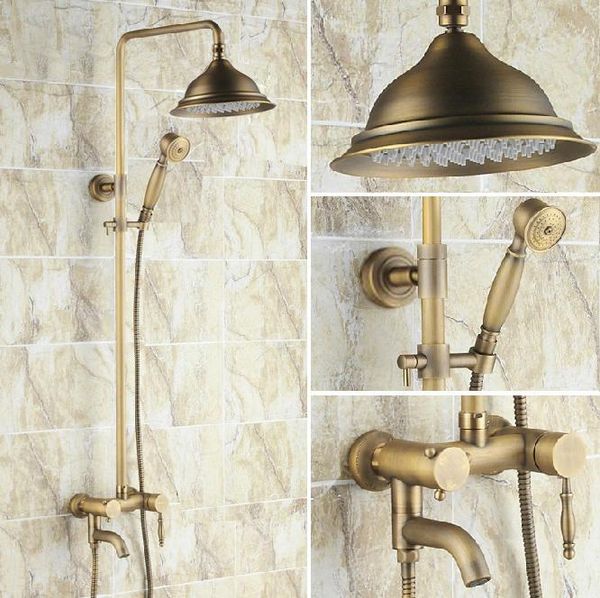 vintage retro antique brass single handle bathroom 8.2 inch round rain shower faucet set bath tub mixer tap hand mrs150 sets
vintage retro antique brass single handle bathroom 8.2 inch round rain shower faucet set bath tub mixer tap hand mrs150 sets