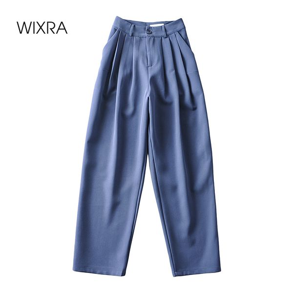 wixra women loose office lady pants casual wide-leg harem spring summer button zipper solid trousers 210319, Black;white
wixra women loose office lady pants casual wide-leg harem spring summer button zipper solid trousers 210319, Black;white