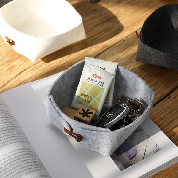 storage baskets nordic style deskfelt basket living room tea table black gray sundries cloth box
storage baskets nordic style deskfelt basket living room tea table black gray sundries cloth box