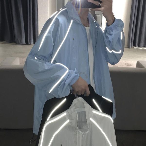 men's jackets summer thin track jacket fashion solid color casual reflective men streetwear wild loose hip hop bomber, Black;brown
men's jackets summer thin track jacket fashion solid color casual reflective men streetwear wild loose hip hop bomber, Black;brown