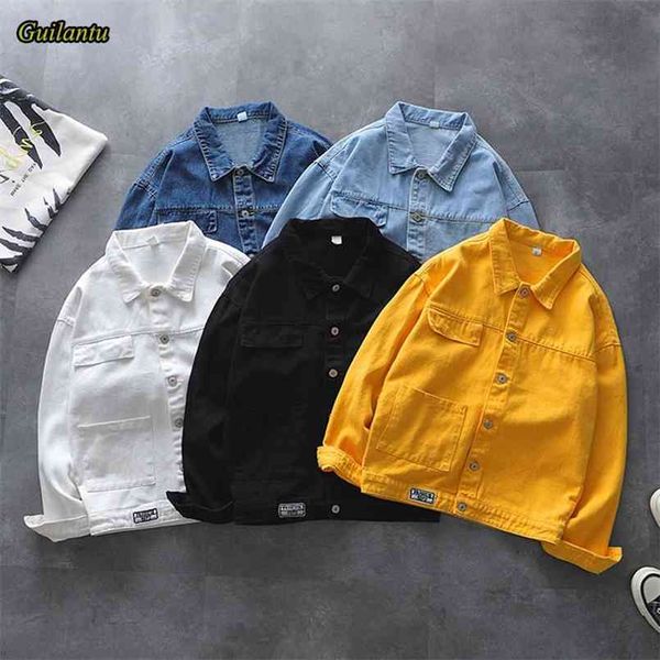 guilantu white streetwear denim jacket women spring autumn turn-down collar single breasted solid loose casual jeans coat female 210914, Black;brown
guilantu white streetwear denim jacket women spring autumn turn-down collar single breasted solid loose casual jeans coat female 210914, Black;brown