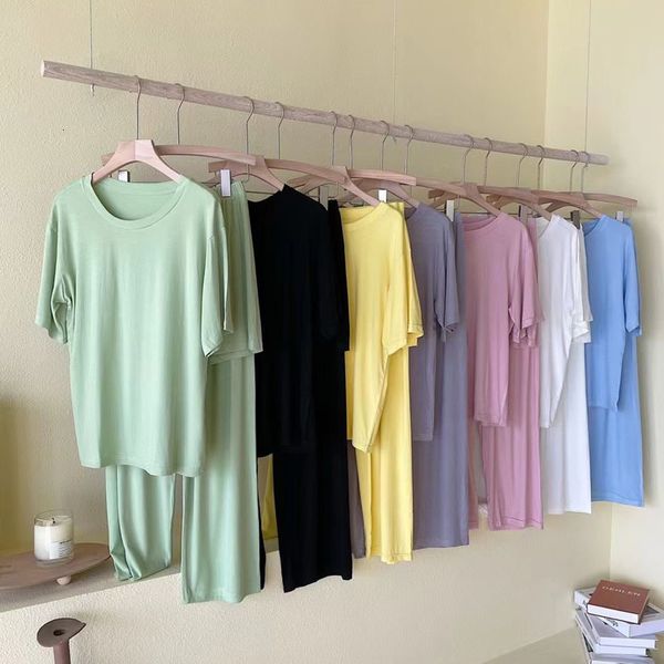 women's sleepwear home clothes modal casual loungewear pajamas suit summer shirt + shorts+ trouser 3 pieces pijama set hx4i, Black;red
women's sleepwear home clothes modal casual loungewear pajamas suit summer shirt + shorts+ trouser 3 pieces pijama set hx4i, Black;red