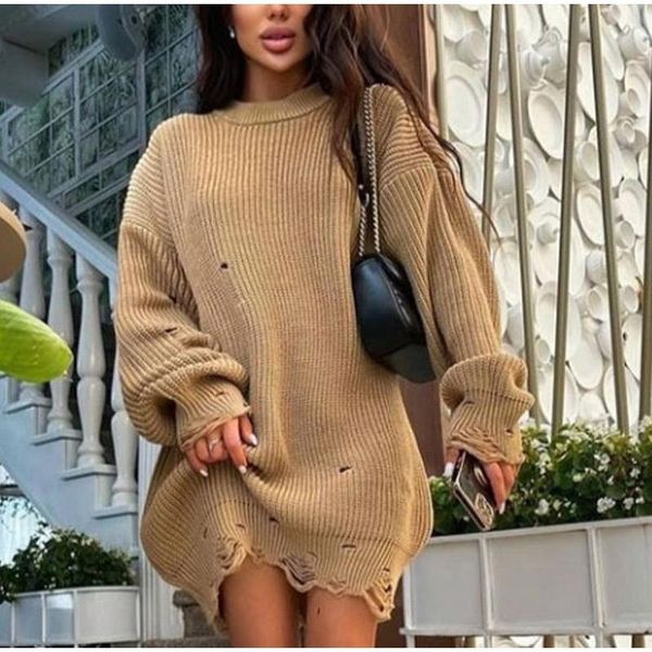 women's sweaters knitted dress spring fall long sleeve pullover winter casual oversized loose dresses, White;black
women's sweaters knitted dress spring fall long sleeve pullover winter casual oversized loose dresses, White;black