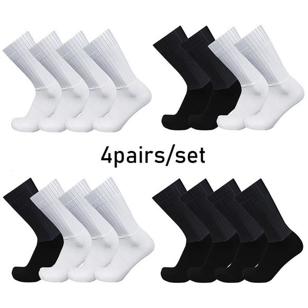 sports socks 4pairs/set aero pure color cycling silicone non-slip pro racing bicycle summer cool calcetines ciclismo, Black
sports socks 4pairs/set aero pure color cycling silicone non-slip pro racing bicycle summer cool calcetines ciclismo, Black