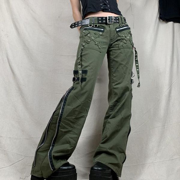 women's jeans harajuku green y2k grunge women low waist cargo pants hip hop punk style bandage baggy retro long trousers gothic clothes, Blue
women's jeans harajuku green y2k grunge women low waist cargo pants hip hop punk style bandage baggy retro long trousers gothic clothes, Blue