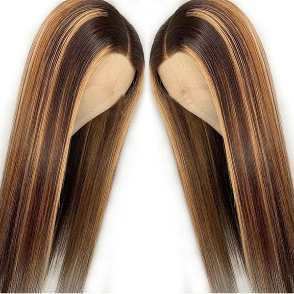 highlight color brown and blonde ombre straight synthetic wig heat resistant fiber middle part for black white women wigs
highlight color brown and blonde ombre straight synthetic wig heat resistant fiber middle part for black white women wigs