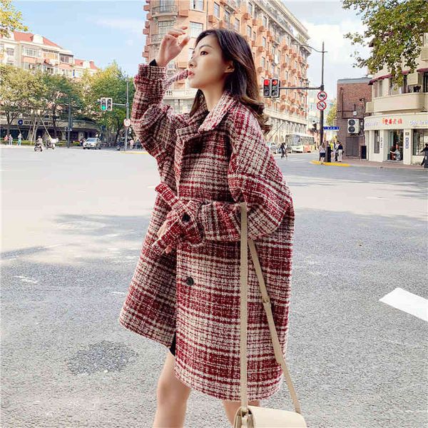 wool women's wool coat autumn loose fashion thicken woolen chess womanhood woven shelters mujer invierno, Black
wool women's wool coat autumn loose fashion thicken woolen chess womanhood woven shelters mujer invierno, Black