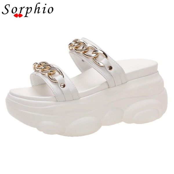 slippers female open toe comfort fashion metal chain platform wedges 2021 summer luxury concise sports home women's shoes, Black
slippers female open toe comfort fashion metal chain platform wedges 2021 summer luxury concise sports home women's shoes, Black