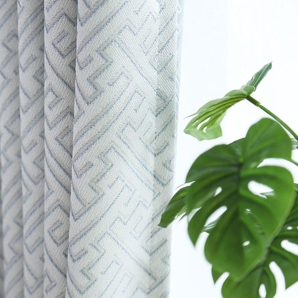 custom curtain modern nordic geometry jacquard yarn-dyed cotton shading bedroom livingroom window thick blackout m985 & drapes
custom curtain modern nordic geometry jacquard yarn-dyed cotton shading bedroom livingroom window thick blackout m985 & drapes