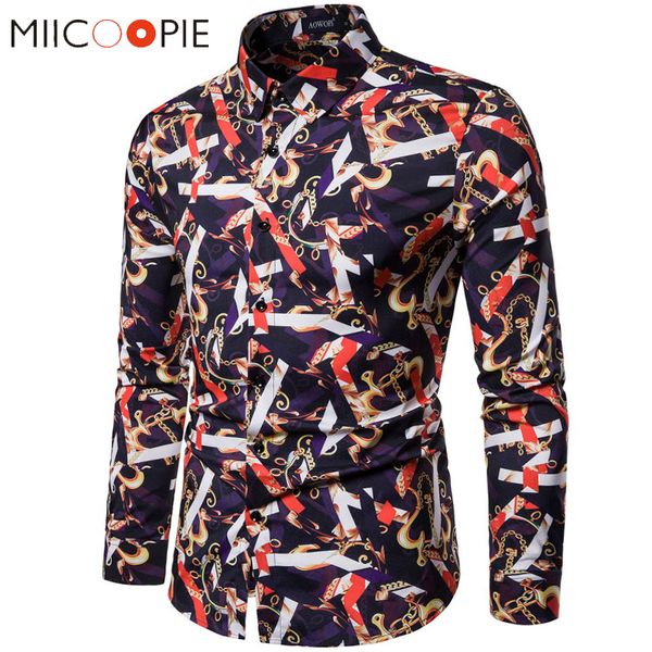 mens dress shirts new casual luxury palace baroque royal fancy gold chain print floral shirt men elasticity social chemise, White;black
mens dress shirts new casual luxury palace baroque royal fancy gold chain print floral shirt men elasticity social chemise, White;black
