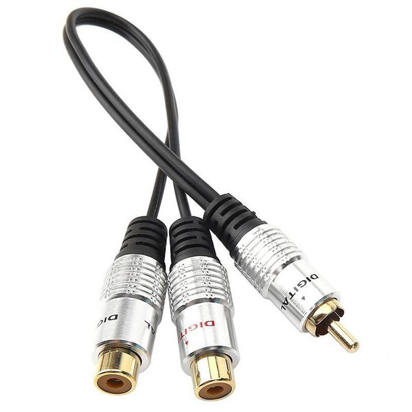 audio cables & connectors metal rca female to dual 2-rca male gold plated adapter, stereo splitter y cable(rca f-2 m) (1 2 female)
audio cables & connectors metal rca female to dual 2-rca male gold plated adapter, stereo splitter y cable(rca f-2 m) (1 2 female)
