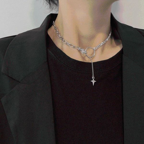 personality bling rhinestones cross pendant necklaces for women silver color link chain circle chokers necklace jewelry
personality bling rhinestones cross pendant necklaces for women silver color link chain circle chokers necklace jewelry