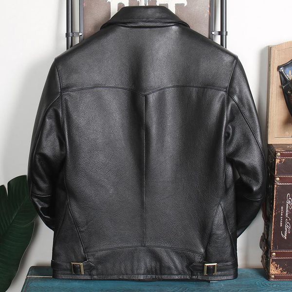 men's leather & faux black 2021 casual style genuine jacket men single breasted large size 4xl real natural cowhide spring slim short c
men's leather & faux black 2021 casual style genuine jacket men single breasted large size 4xl real natural cowhide spring slim short c