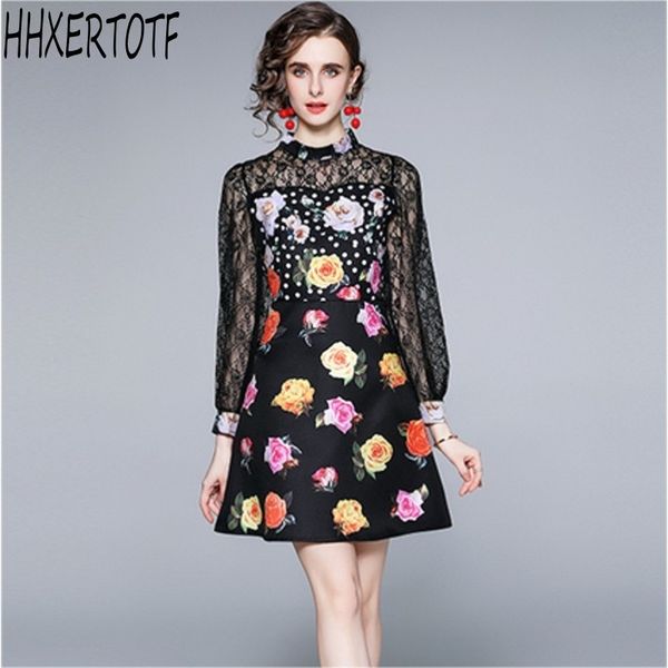 summer fashion casual temperament women lace perspective stitching dress long-sleeved printed 210531, Black;gray
summer fashion casual temperament women lace perspective stitching dress long-sleeved printed 210531, Black;gray