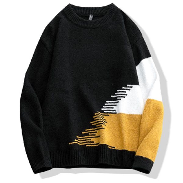 men's sweaters mens pullover men chandail homme clothing pattern sweater for black comfort fashion casual 2021, White;black
men's sweaters mens pullover men chandail homme clothing pattern sweater for black comfort fashion casual 2021, White;black