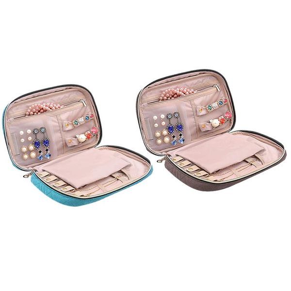 watch boxes & cases jewelry storage bag travel portable large capacity cosmetics, Black;blue
watch boxes & cases jewelry storage bag travel portable large capacity cosmetics, Black;blue