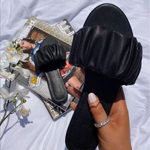 slippers summer wild casual solid color outdoor fold leather female open toe ol style plus size beach 37-41, Black
slippers summer wild casual solid color outdoor fold leather female open toe ol style plus size beach 37-41, Black