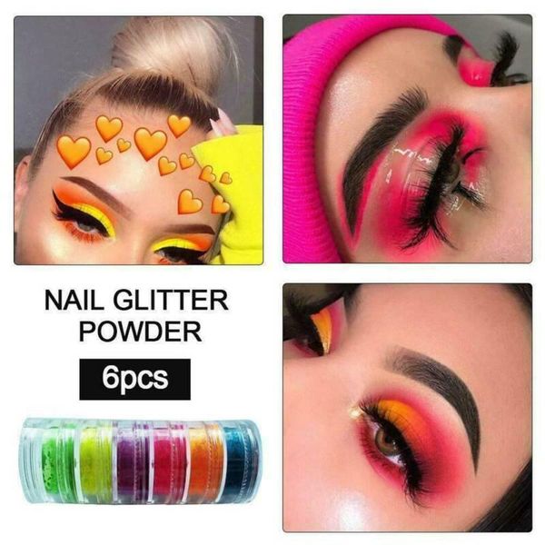 eye shadow halloween 6 box luminous face glitter neon powder nail multifunction fluorescent glow in the dark tslm1
eye shadow halloween 6 box luminous face glitter neon powder nail multifunction fluorescent glow in the dark tslm1