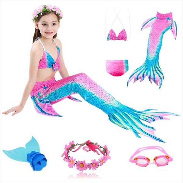 3pcs set children mermaid tail swimsuit kids the swimwear bikini bath suit monofin, White
3pcs set children mermaid tail swimsuit kids the swimwear bikini bath suit monofin, White