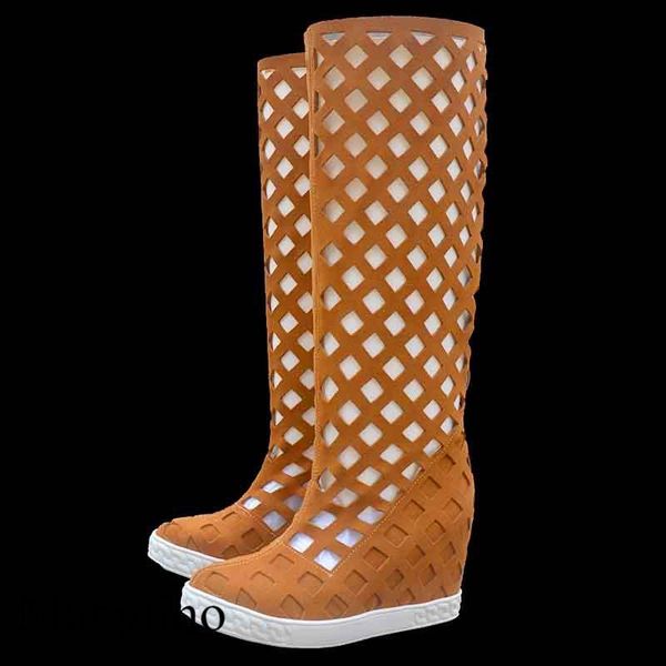 boots summer hollow mesh design women's round toe thick-soled inner height increase fashion party, Black
boots summer hollow mesh design women's round toe thick-soled inner height increase fashion party, Black