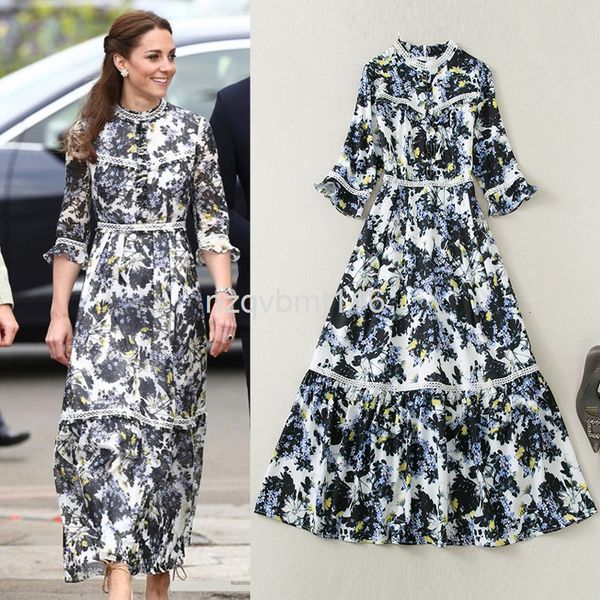 casual dresses princess of the same style spring and summer women's dress round neck seven sleeve khara printed medium length, Black;gray
casual dresses princess of the same style spring and summer women's dress round neck seven sleeve khara printed medium length, Black;gray