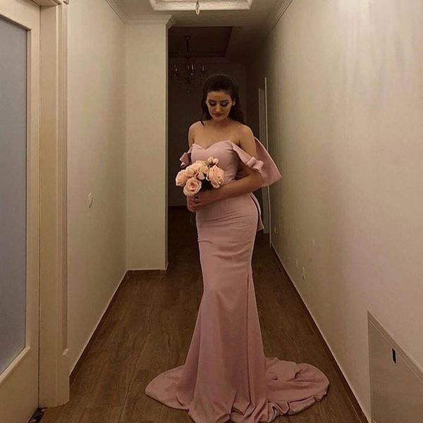 custom blush pink off shoulder mermaid evening dresses 2021 with bow tie court train backless satin prom party gowns plus size, Black;red
custom blush pink off shoulder mermaid evening dresses 2021 with bow tie court train backless satin prom party gowns plus size, Black;red