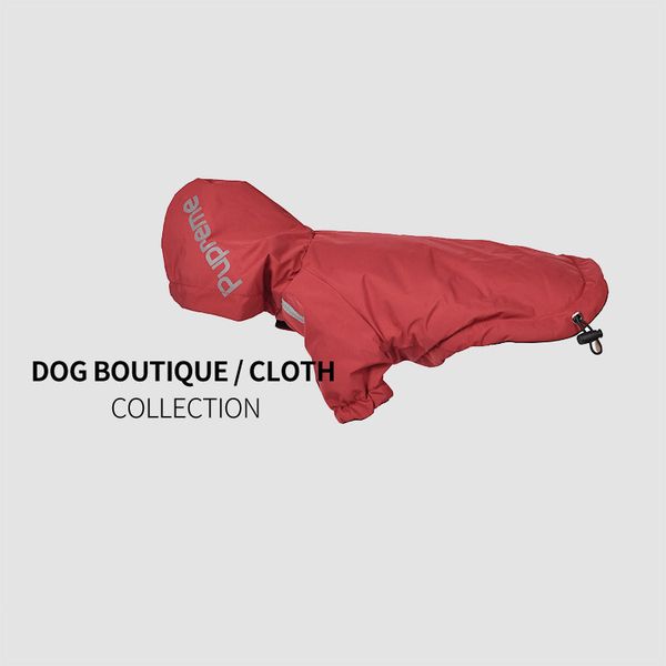 pet cloth winter dog psh thickened stormsuit waterproof two legged hooded