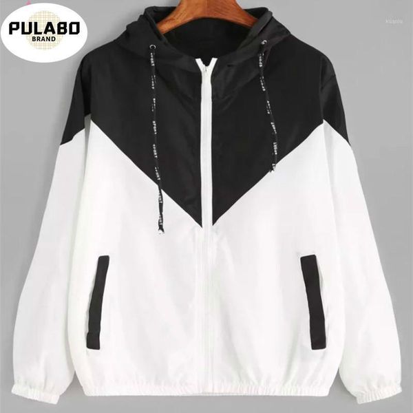 spring autumn hooded jacket harajuku zipper pockets bomber womens jackets casual color block coats streetwear outwear clothes women's, Black;brown
spring autumn hooded jacket harajuku zipper pockets bomber womens jackets casual color block coats streetwear outwear clothes women's, Black;brown