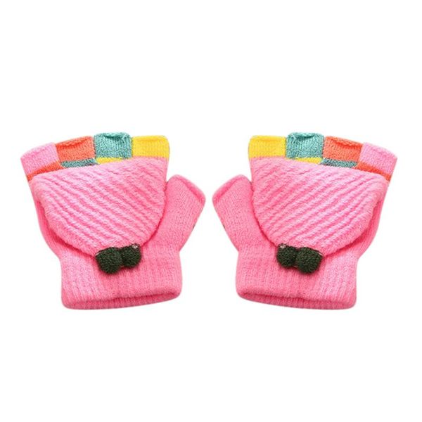 five fingers gloves kids winter warm half-finger thickening wool knitted flip fingerless flexible exposed finger thick mittens glove, Blue;gray
five fingers gloves kids winter warm half-finger thickening wool knitted flip fingerless flexible exposed finger thick mittens glove, Blue;gray
