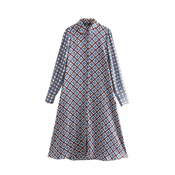 women vintage patchwork printing casual slim midi dress autumn ladies long sleeve chic vestidos buttons party dresses ds2959 210603, Black;gray
women vintage patchwork printing casual slim midi dress autumn ladies long sleeve chic vestidos buttons party dresses ds2959 210603, Black;gray