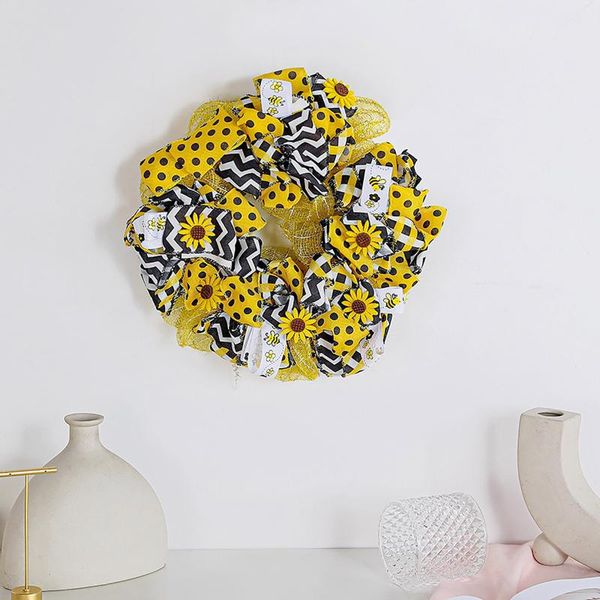 decorative flowers & wreaths artificial wreath simulation leaf bee sunflower fake flower with and leaves for front door
decorative flowers & wreaths artificial wreath simulation leaf bee sunflower fake flower with and leaves for front door