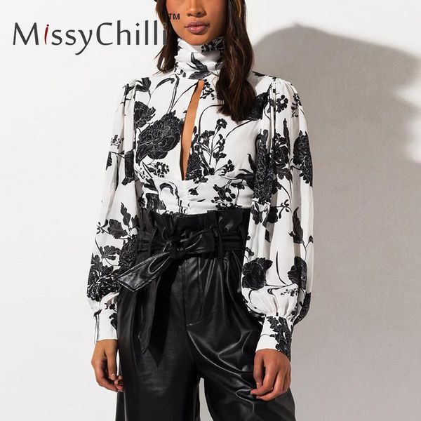 women's blouses & shirts missychilli flower print lace up backless blouse shirt women vintage turtleneck spring lantern sleeve elegant, White
women's blouses & shirts missychilli flower print lace up backless blouse shirt women vintage turtleneck spring lantern sleeve elegant, White